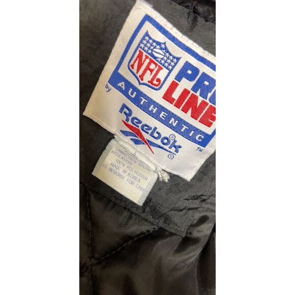 Vintage Detroit Lions Reebok NFL Pro Line nylon jacket. Unsized - Picture 10 of 12